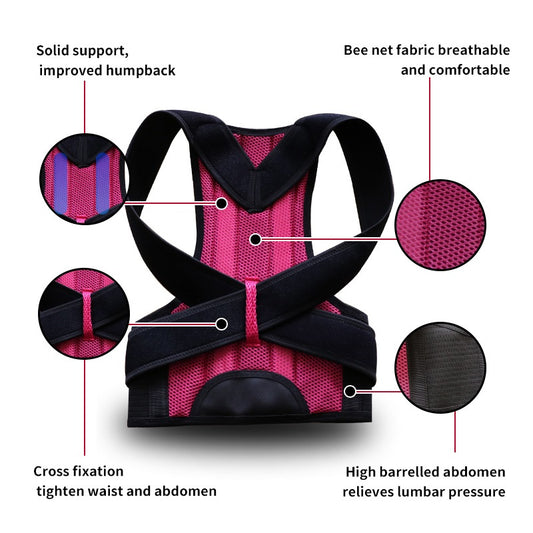 “Adjustable Posture Corrector Belt – Back Support for Men & Women”