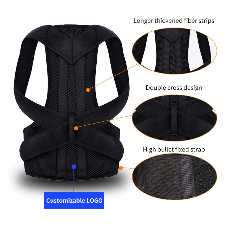 “Adjustable Posture Corrector Belt – Back Support for Men & Women”